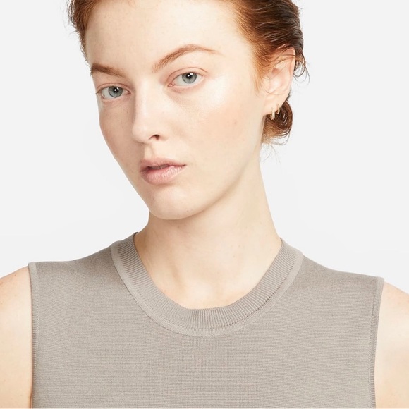 NWOT Nike Every Stitch Considered Khaki dress cotton/silk - Picture 5 of 13